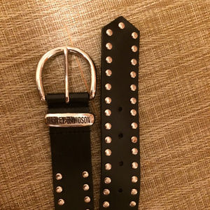 HARLEY-DAVIDSON 97918-01V Leather Belt Studs Black